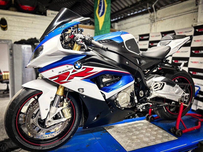 Motorcycle work at East London Motorcycles